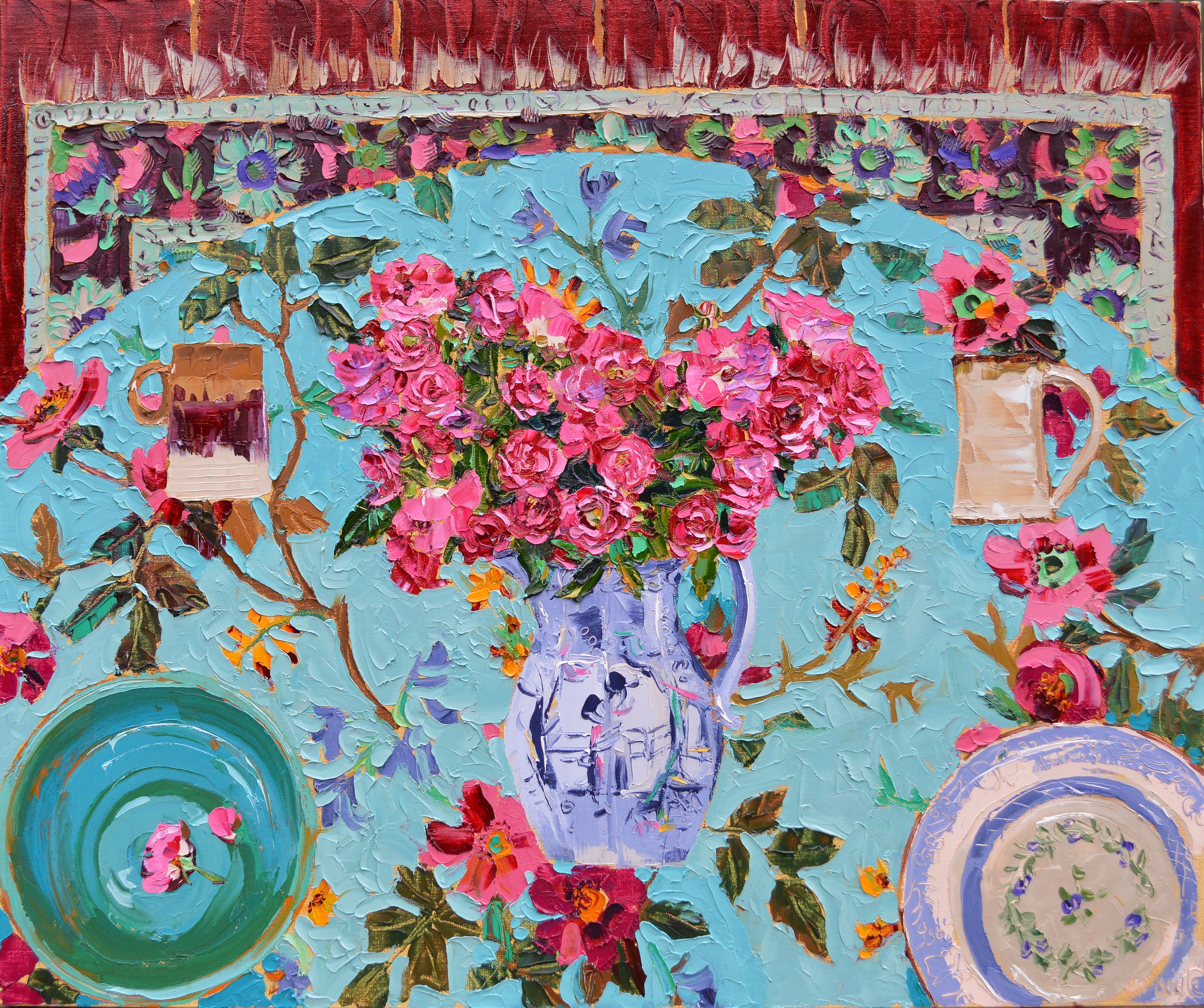 Lucy Doyle - Still life with Roses